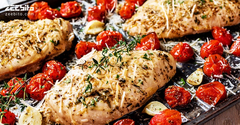 آشپزی کتوژنیک برای ناهار کتوژنیک با مرغ ایتالیایی