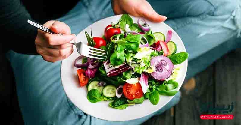 لیست غذاهای خام گیاهخواری